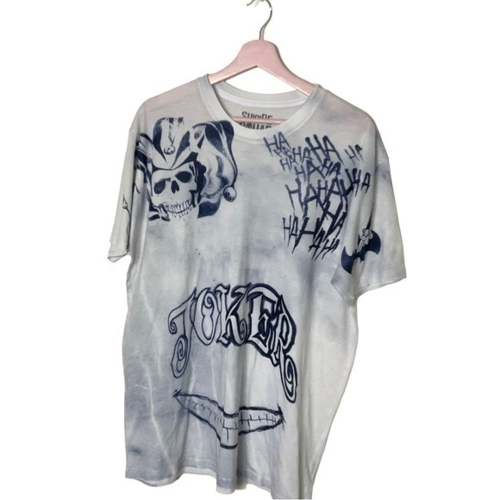 Suicide Squad short sleeve crew neck graffiti t-shirt XL